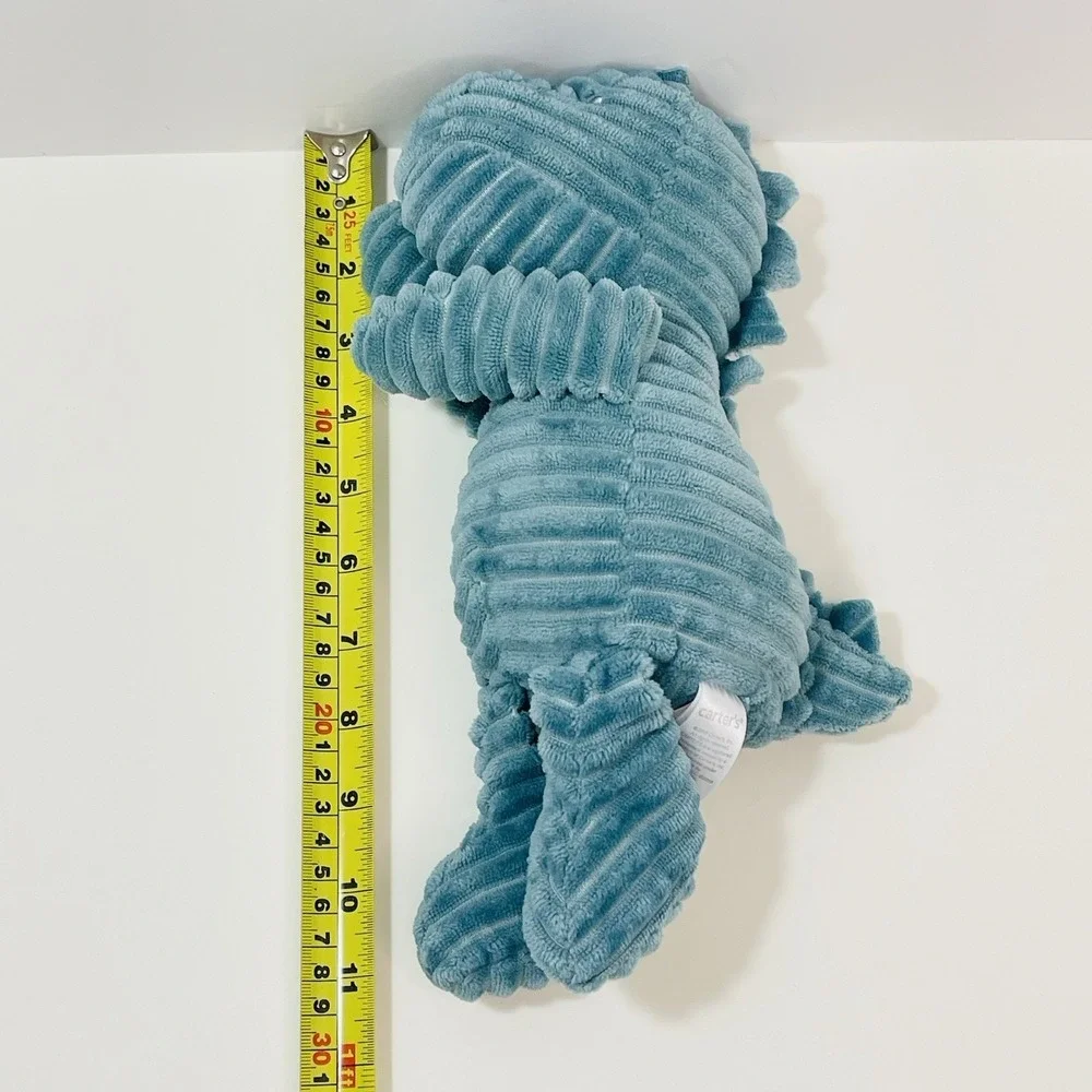 Carters Corduroy Dinosaur Ribbed Blue Stuffed Animal Dino Plush Baby Toy 2019‎